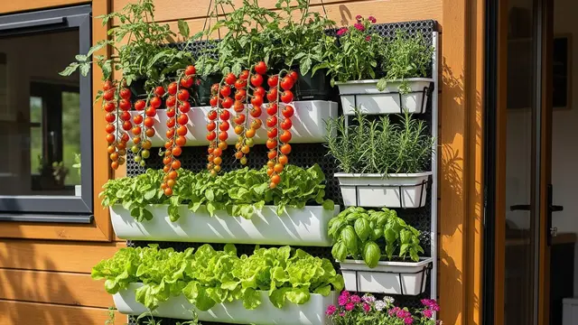 Ide Kebun Mini Vertikal untuk Rumah Mini (Image by Gemini AI)