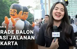 Parade Balon Hiasi Jalanan Jakarta