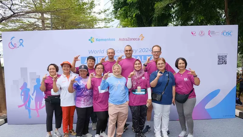 Dalam rangka memperingati Hari Kanker Sedunia 2024, Kementerian Kesehatan (Kemenkes) bekerja sama dengan AstraZeneca Indonesia mengimbau masyarakat untuk rutin melakukan skrining kanker.