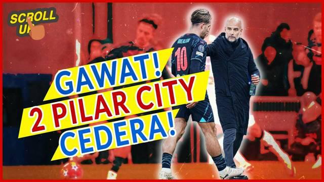 Berita Video, dua pemain Manchester City cedera setelah laga melawan Copenhagen di babak 16 besar Liga Champions pada Rabu (14/2/2024)