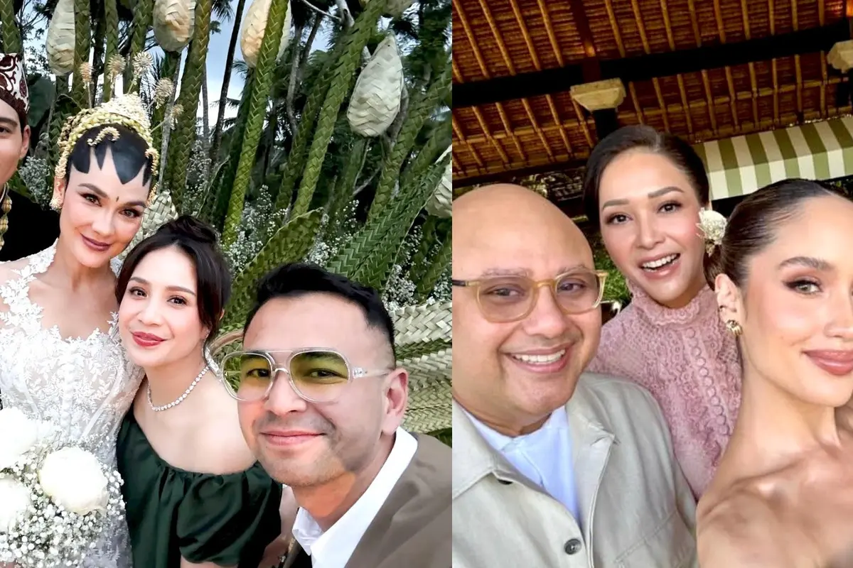 6 Gaya Tamu Artis di Pernikahan Maxime Bouttier dan Luna Maya, dari Nagita Slavina hingga Cinta Laura Kompak Tampil Serba Hijau