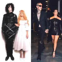 Pasangan selebriti Hollywood Kourtney Kardashian dan Travis Barker telah mengonfirmasi bahwa keduanya telah menikah di One Love Wedding Chapel, Las Vegas, Senin (4/4/2022). (Instagram/kourtneykardash).
