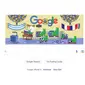 Google Doodle ikut memeriahkan Final Piala Dunia 2022 yang mempertemukan Argentina vs Prancis dengan ilustrasi di laman penelusuran. (Dok: Google)