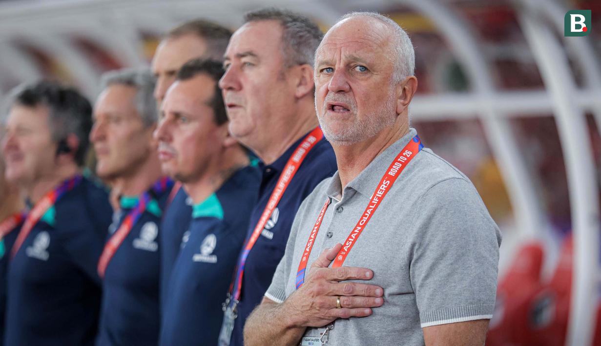 <p>Pelatih Australia,&nbsp;Graham Arnold, saat melawan Timnas Indonesia pada laga kedua Grup C Kualifikasi Piala Dunia 2026 Zona Asia di Stadion Utama Gelora Bung Karno (SUGBK), Jakarta Pusat, pada Selasa (10/9/2024). (Bola.com/Bagaskara Lazuardi)</p>