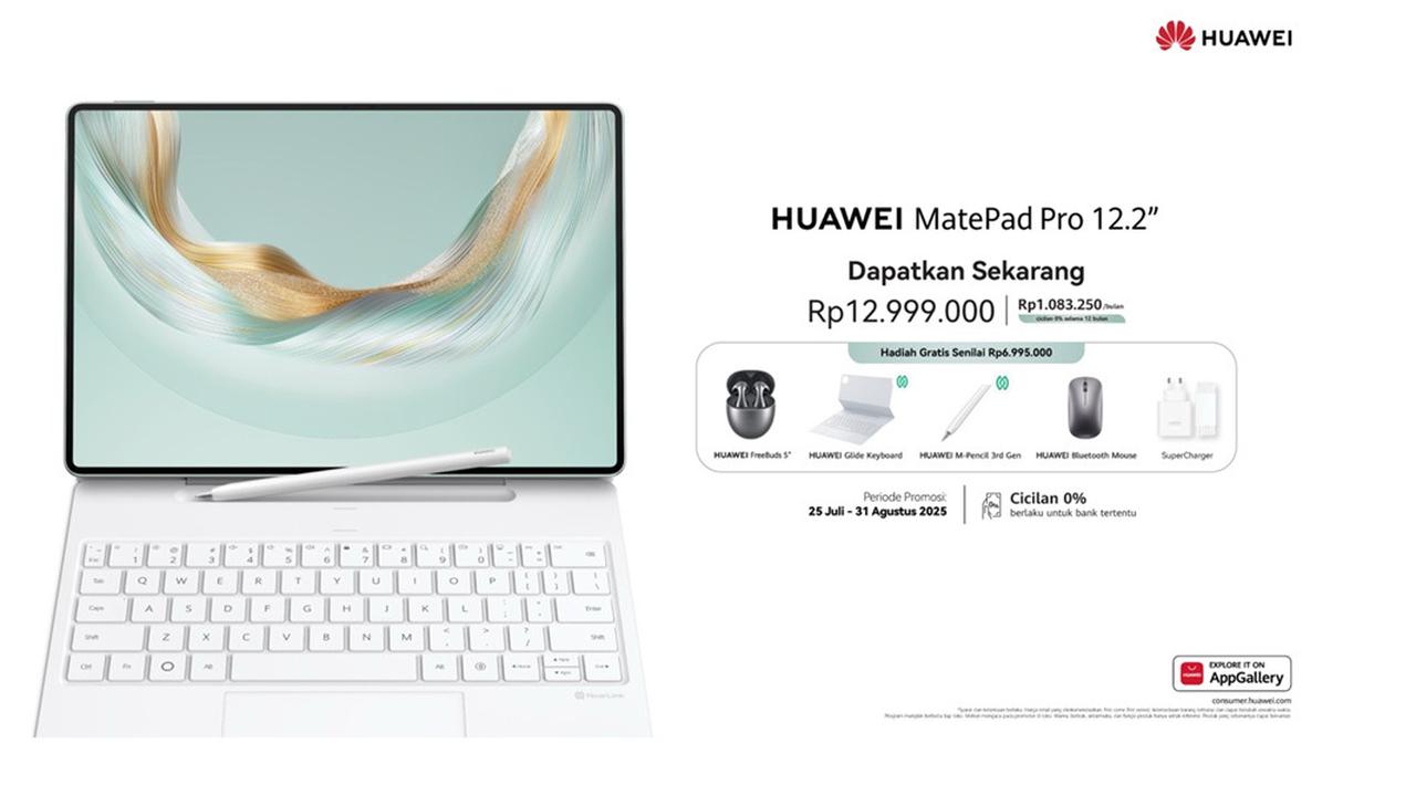 Huawei MatePad Pro 12.2: Tablet Tipis, Performa Gahar, Kini Bisa Akses Google Apps Langsung