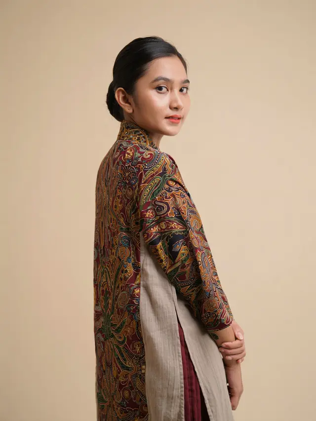 Model Baju Batik Kimono Terbaru