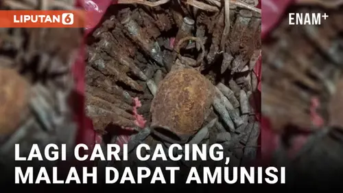 VIDEO: Geger! Penemuan Puluhan Amunisi dan Granat di Cengkareng