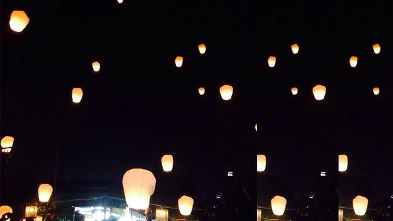 Puluhan Lampion Menjadi Penutup Manis Sangkar Seni 2015