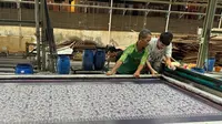 Proses produksi batik di 72 Bati Jogjakarta. (Istimewa)