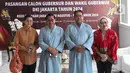 Pasangan bakal calon gubernur-calon wakil gubernur Jakarta 2024, Pramono Anung-Rano Karno bersiap menjalani pemeriksaan Kesehatan di RSUD Tarakan, Jakarta, Jumat (30/8/2024). (Liputan6.com/Herman Zakharia)