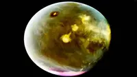 Penampakan Mars dalam balutan filter Ultraviolet yang dipotret MAVEN (Sumber: NASA)