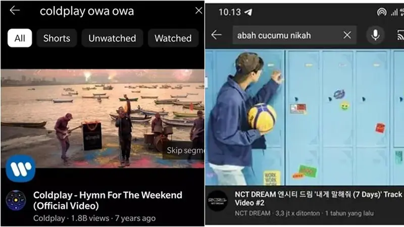 12 Keyword Nyeleneh Netizen saat Cari Judul Lagu di YouTube Ini Kocak