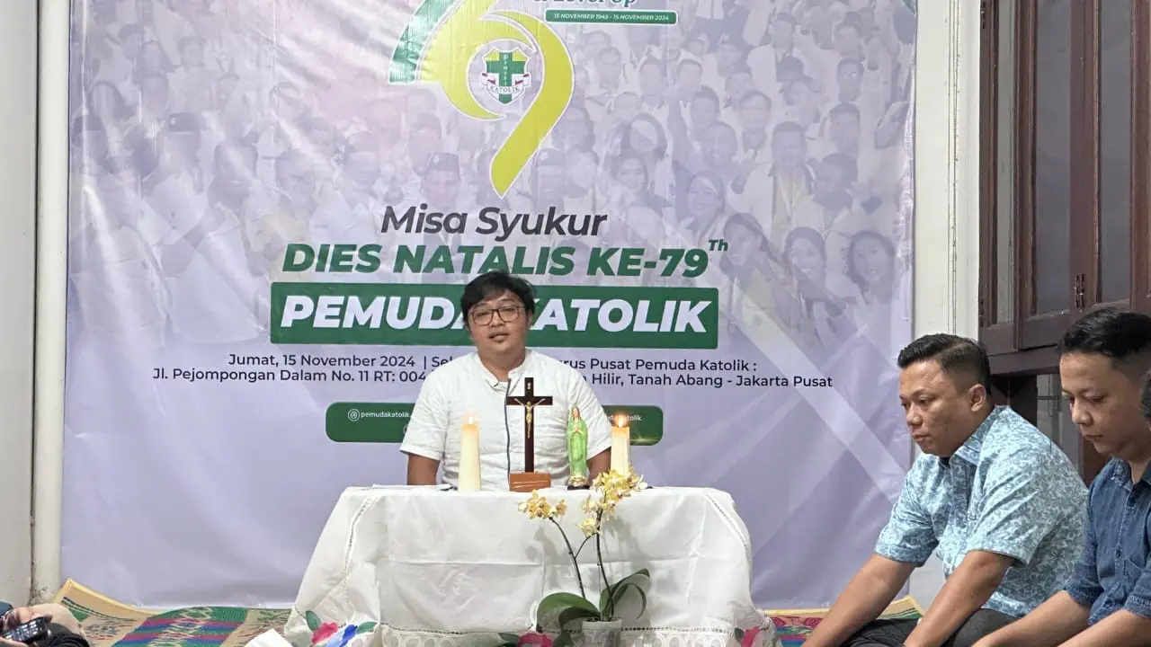 Pemuda Katolik, melalui pengurus pusatnya, mengadakan doa bersama untuk mendukung terselenggaranya Pilkada serentak di seluruh Indonesia secara damai, rukun, dan bermartabat (Istimewa)