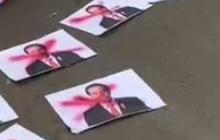Mahasiswa Bekasi Gelar Aksi Demonstrasi dan Bakar Foto Presiden Jokowi