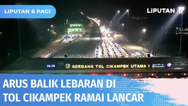 Pantauan arus lalu lintas di Gerbang Tol Cikampek Utama ramai lancar, polisi mencabut rekayasa lalu lintas one way. Sementara di Jalur Arteri Cirebon, Korlantas juga menyetop rekayasa one way dari arah Semarang-Jakarta. Kondisi terpantau sepi.