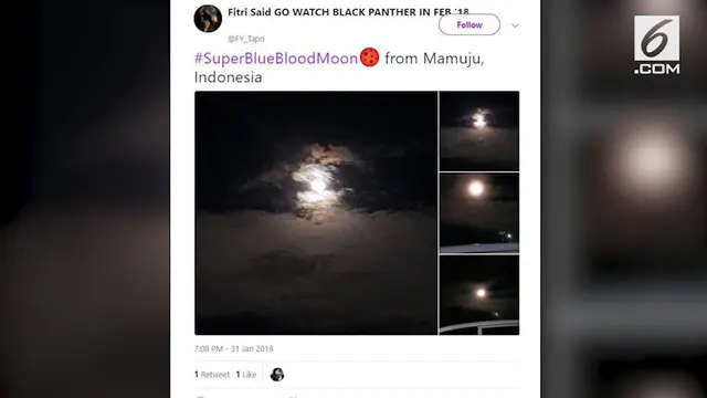 Menyambut gerhana bulan total, banyak masyarakat Indonesia yang menantikannya. Mereka pun berbagi cerita penampakan gerhana bulan total di wilayahnya.