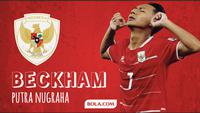 Beckham Putra Nugraha, Timnas Indonesia. (Bola.com/Wiwig Prayugi)