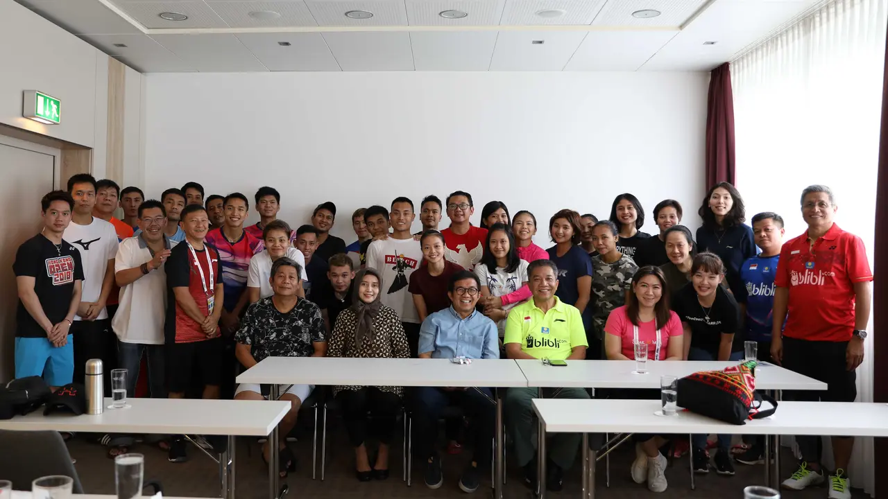 Kunjungan Duta Besar Indonesia untuk Swiss jelang Kejuaran Dunia Bulutangkis 2019.