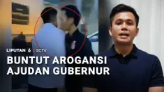 Bersikap arogan saat menghadapi mahasiswa, ajudan Gubernur Kalimantan Timur akhirnya meminta maaf. Polda Kaltim juga mendalami pelanggaran yang dilakukan anggota Polri dari satuan Brimob itu.