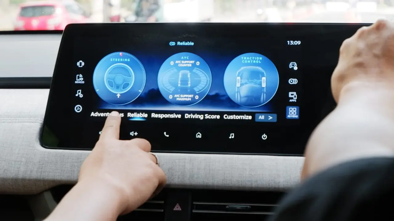 Layar Pintar Mitsubishi XForce (Amal/Liputan6.com)