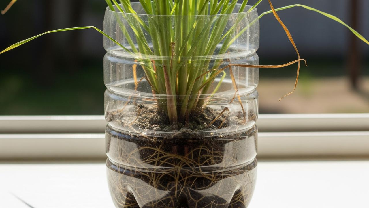 Cara Menanam Serai Tanpa Akar di Botol Bekas agar Tumbuh Subur (Image by Gemini AI)