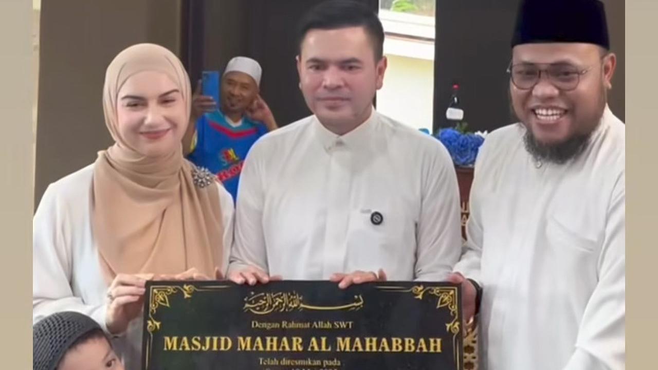 Akhirnya Rampung, 5 Potret Masjid Irish Bella Mahar dari Haldy Sabri - Namanya Masjid Mahar Al Mahabbah