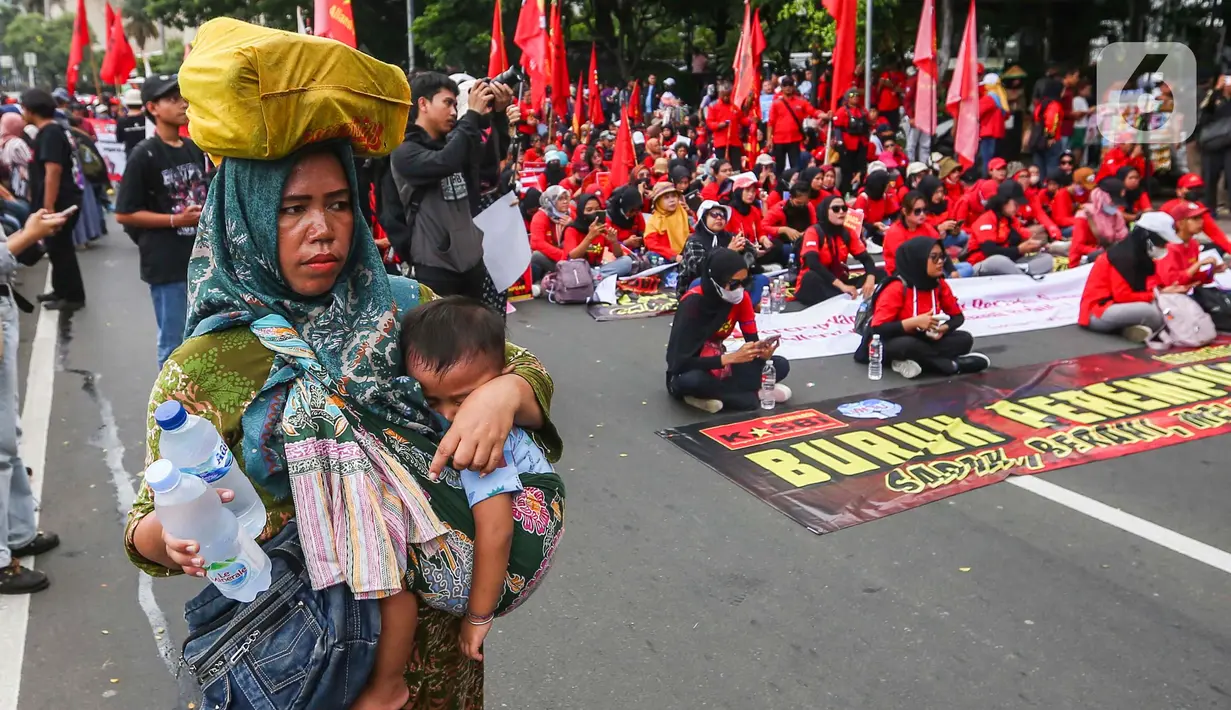 Tema tersebut bertujuan untuk menyoroti minimnya investasi dana untuk upaya-upaya kesetaraan gender. (Liputan6.com/Angga Yuniar)