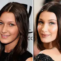 Bella Hadid adalah salah satu supermodel dunia saat ini. Menurut kamu lebih cantik foto jadul atau sekarang? (Daily Express)