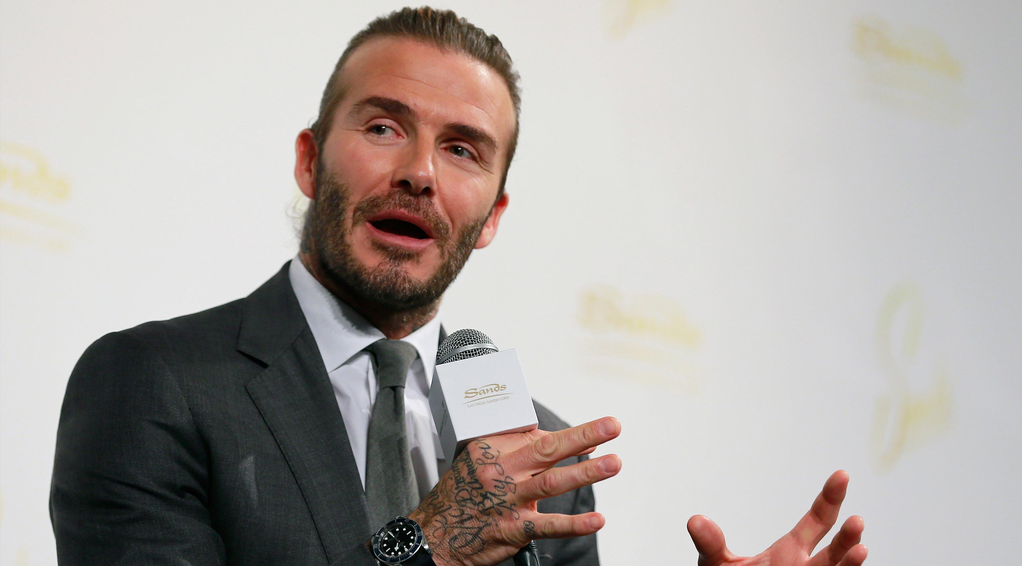 David Beckham (AP Photo/Shizuo Kambayashi)