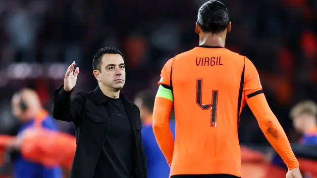 Xavi dan Virgil van Dijk, Timnas Belanda