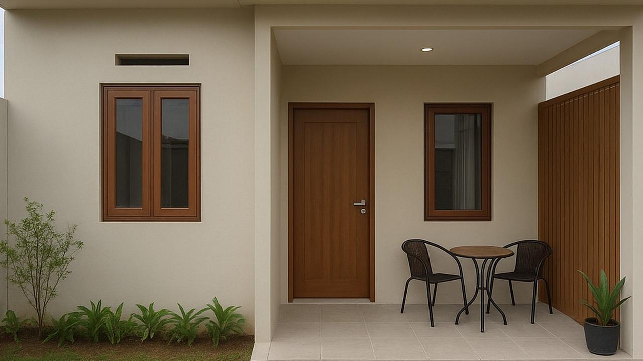 Desain Rumah Sederhana tapi Modern dengan Patio