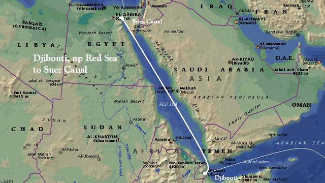 Terusan Suez, Jalur Pelayaran Tersibuk di Dunia