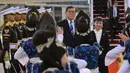 Presiden Prabowo Subianto dan PM Jepang Shigeru Ishiba akan melakukan pertemuan bilateral. (BAY ISMOYO/AFP)