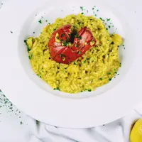 ilustrasi resep risotto saffron/Toa Heftiba/unsplash.com