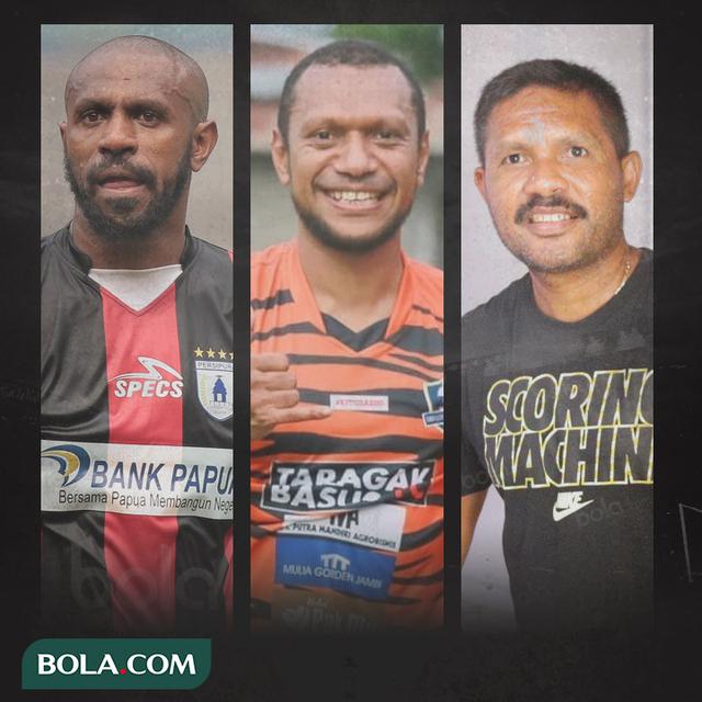 Ilustrasi - Boaz Solossa, Erol Iba, Eduard Ivakdalam