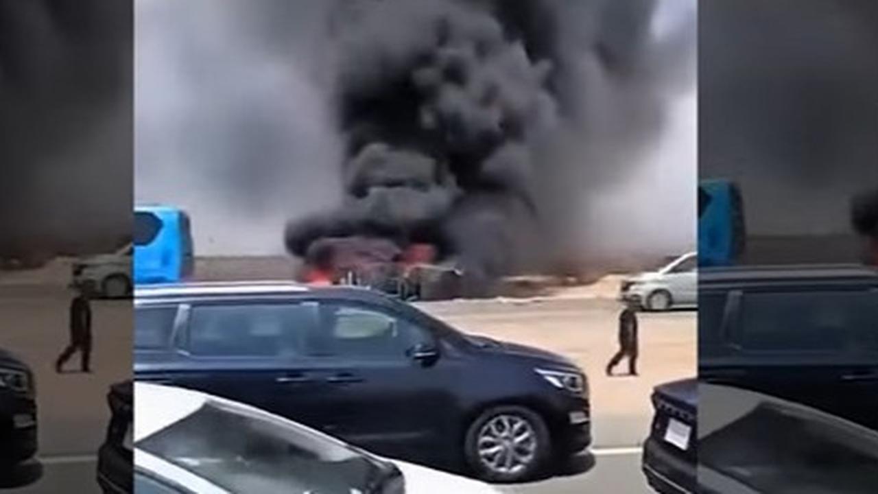 VIDEO: Kronologi Kecelakaan Bus Madinah-Mekah Terbakar Bawa Rombongan Jemaah, 6 WNI Meninggal
