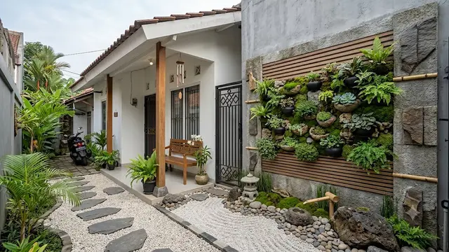 Ide Taman Bergaya Jepang yang Tetap Cocok untuk Rumah Sederhana/AI Generated