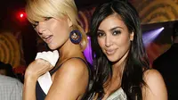 Kim Kardashian dan Paris Hilton (AP)