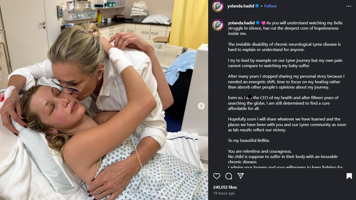 Potret Bella Hadid Berjuang Lawan Penyakit Lyme, Obat-obatannya Semeja Penuh