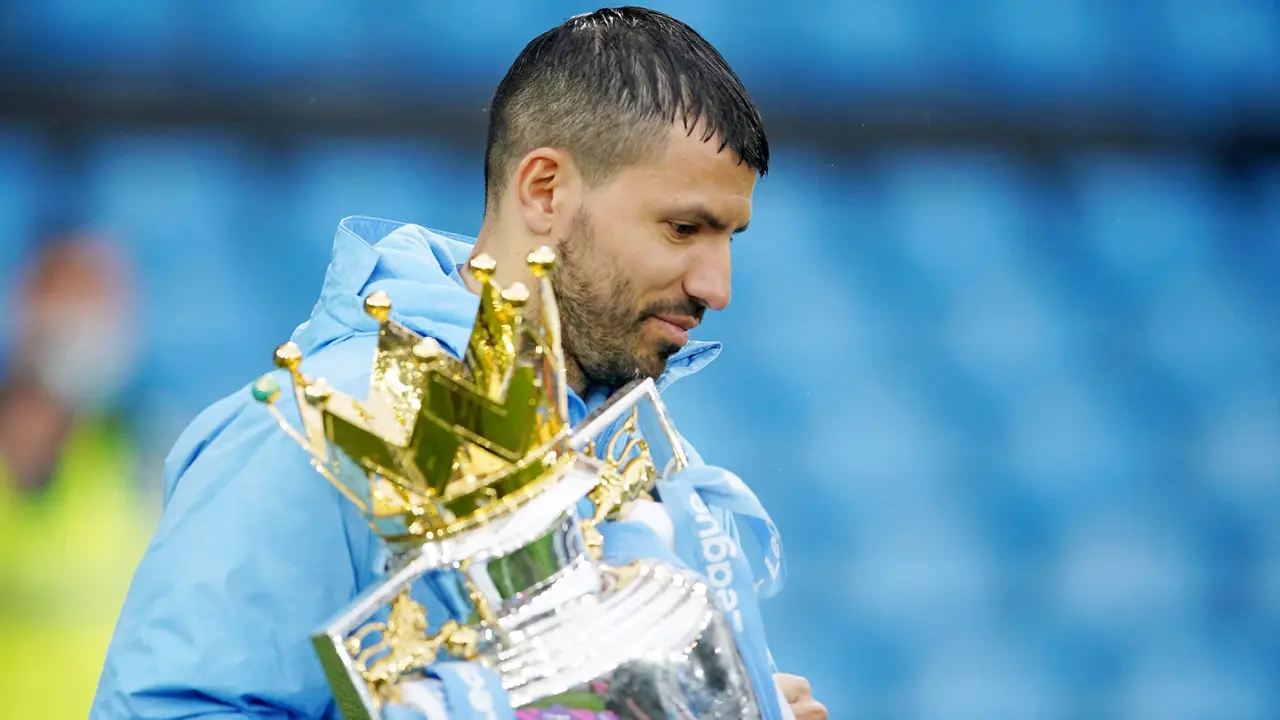 FOTO: Perpisahan Manis Sergio Aguero di Manchester City, Cetak Gol dan Juara Liga Inggris