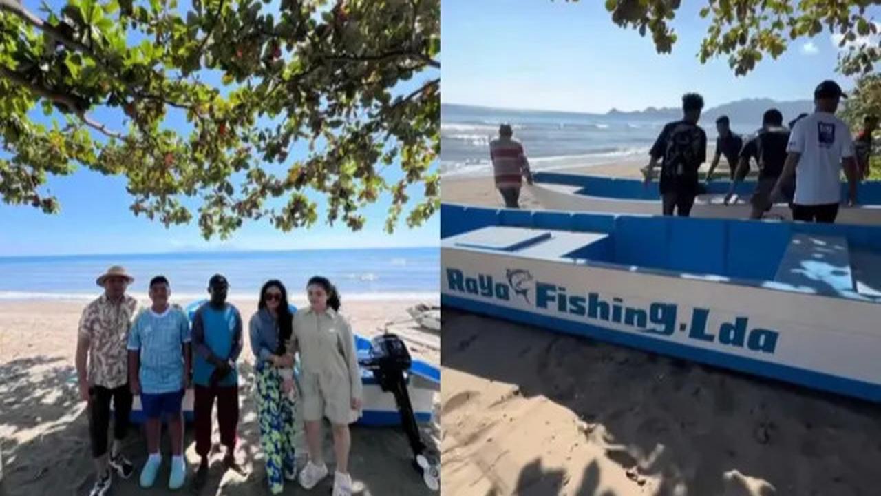 Gaya Liburan Kris Dayanti di Timor Leste, Tampilkan Kekompakan Keluarga