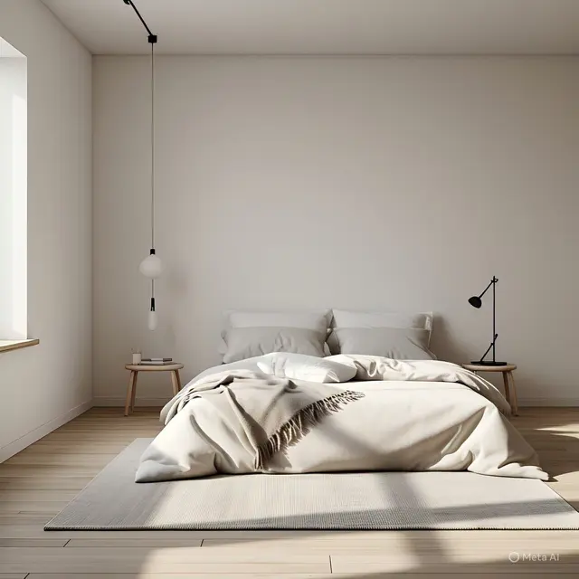 Kamar Tidur Putih Cat Putih