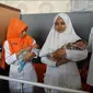 Bayi kembar tiga lahir dengan persalinan normal di Majenang Kabupaten Cilacap Jawa Tengah. (Foto: Liputan6.com/Muhamad Ridlo)