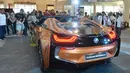Sebuah mobil listrik BMW i8 Roadster dipamerkan pada Indonesian Bimmerfest 2018 di Semarang, Jawa Tengah, Minggu (18/11). Kegiatan tahunan yang diikuti para penggemar BMW mengusung tema Redefining Culture. (Liputan6.com/HO/Doni)