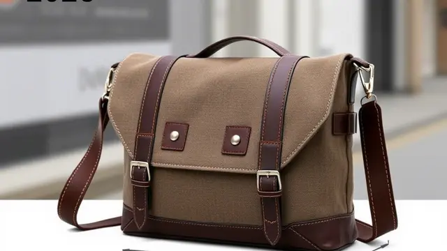Tas Messenger Unisex dengan Aksen Modern