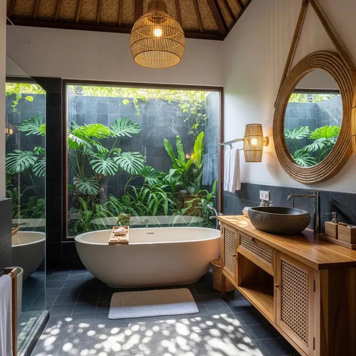 9 Model Desain Kamar Mandi Dalam Kamar, Solusi Privasi dan Estetika Modern