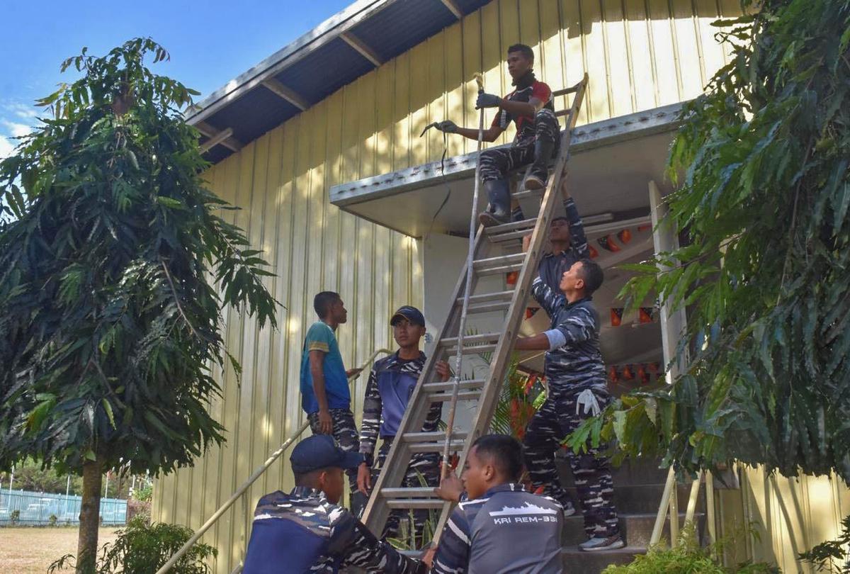 FOTO: TNI AL Gelar Bakti Sosial dan Kesehatan di Papua Nugini, Pererat Persahabatan Dua Negara