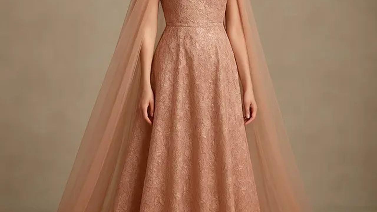 Biar Enggak Terkesan Kaku, Ini Cara Styling Long Dress Brokat agar Lebih Modern