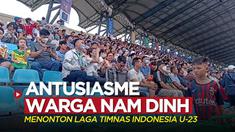 Berita video antusiasme warga Kota Nam Dinh, Vietnam, menyaksikan laga Timnas Indonesia U-23 melawan Thailand pada semifinal cabor sepak bola putra SEA Games 2021, Kamis (19/5/2022).