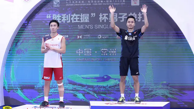 Anthony Sinisuka Ginting, China Terbuka 2018